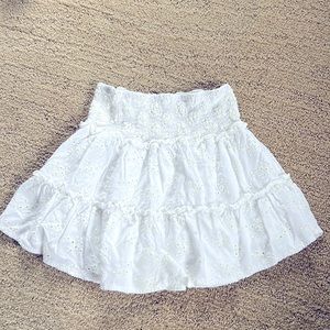 Girls Ocean Drive eyelet stretchy skirt Size Small